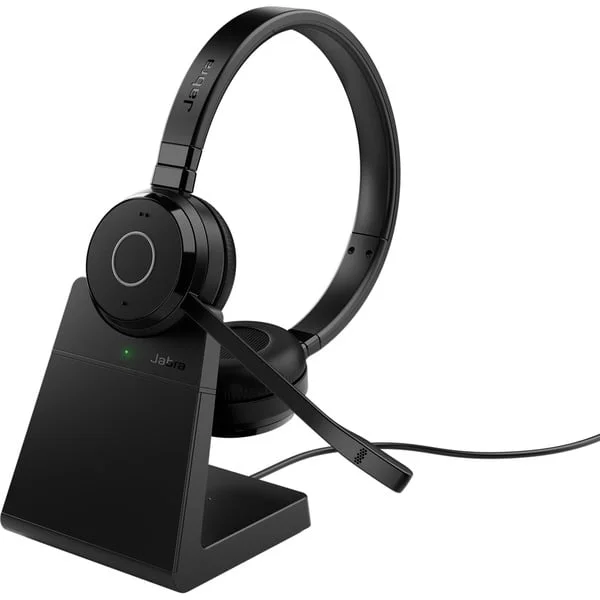Jabra Evolve 65 TE - USB-A MS Stereo, Headset (Stereo, USB-A, Bluetooth, MS, mit Ladestation)