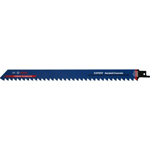 Bosch Professional EXPERT Säbelsägeblatt ‘Aerated Concrete’ S 1241 HM, 3 Stück (Länge 300mm)