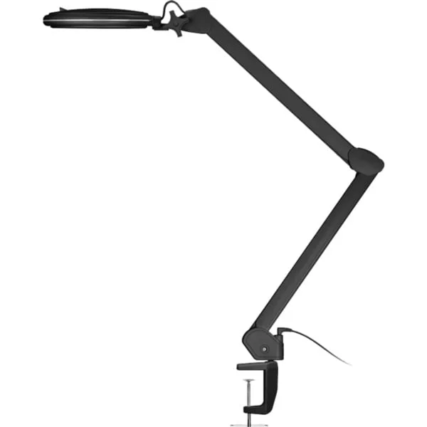 goobay LED-Klemm-Lupenleuchte 10W, LED-Leuchte (schwarz)