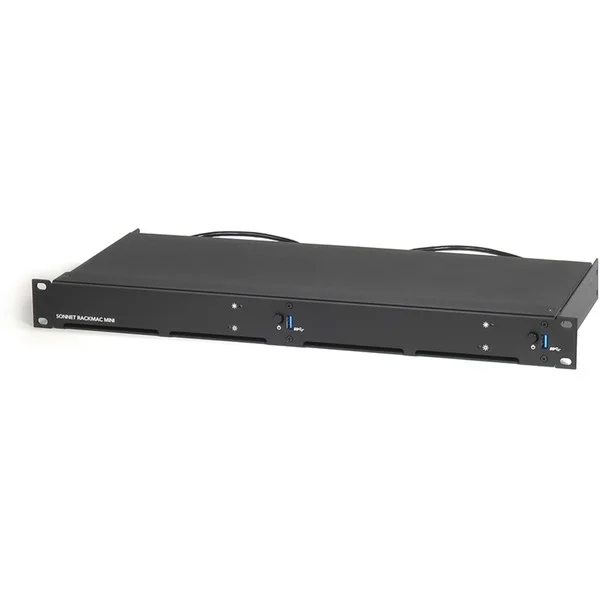 Sonnet 2018 MacRack mini 1U Rack Kit, Rack-Gehäuse (schwarz)