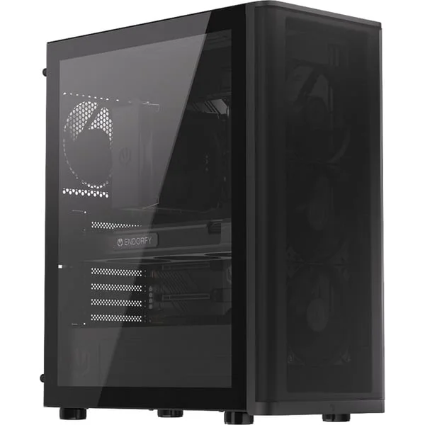 ENDORFY Ventum 400 Air, Tower-Gehäuse (schwarz, Tempered Glass)