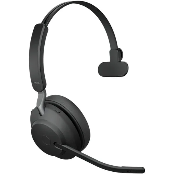 Jabra Evolve2 65, Headset (schwarz, Microsoft Teams, USB-A, Ladestation)