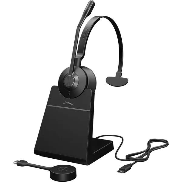 Jabra Engage 55 SE - USB-C UC Mono, Headset (schwarz, Mono, USB-C, UC, mit Ladestation)