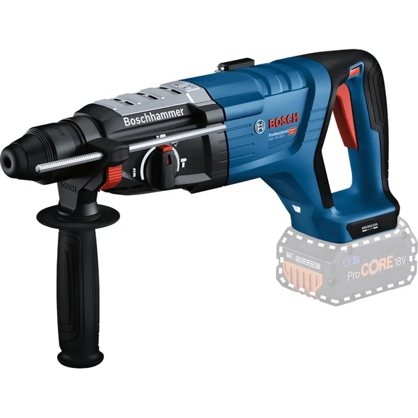 Bosch Professional Akku-Bohrhammer GBH 18V-28 D Professional solo, 18Volt (blau/schwarz, ohne Akku und Ladegerät)