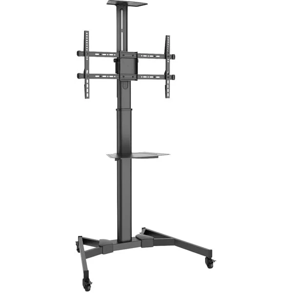 Digitus TV Präsentationswagen DA-90370 mit Ablage, Halterung (schwarz, für Bildschirme bis 70" / 178cm)