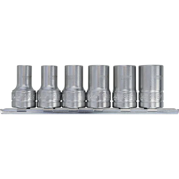 GEDORE Steckschlüsseleinsatz-Set, 3/8", EP Sechsrund-Plus, 6-teilig ((KL-4043-200))