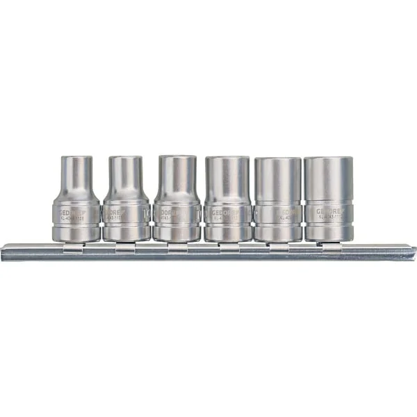 GEDORE Steckschlüsseleinsatz-Set, 1/4", EP Sechsrund-Plus, 6-teilig ((KL-4043-400))