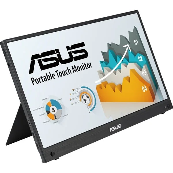 ASUS ZenScreen MB16AHT, LED-Monitor (40 cm (16 Zoll), schwarz, FullHD, IPS, Multitouch, USB-C)
