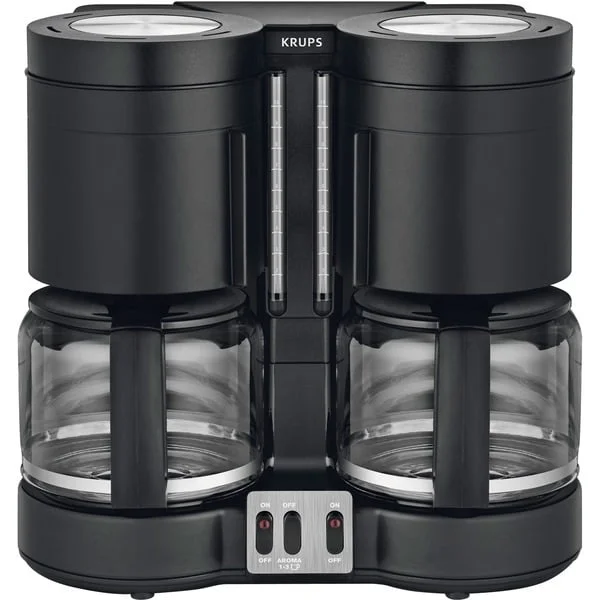 Krups Duothek Plus KM 8508, Filtermaschine (schwarz)