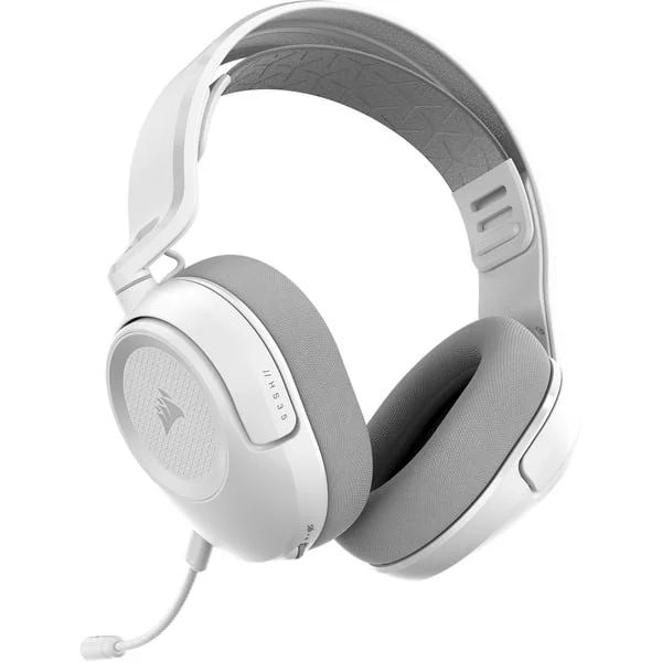 Corsair HS35 v3 Wireless, Gaming-Headset (weiß, 2,4 GHz, Bluetooth und kabelgebunden)