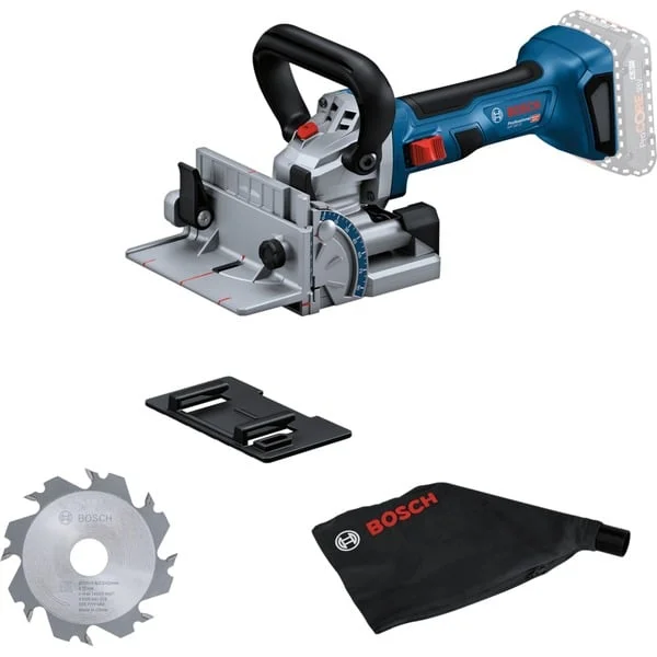 Bosch Professional Akku-Flachdübelfräse GFF 18V-22 Professional Solo, 18 Volt, Nutfräse (blau/schwarz, ohne Akku und Ladegerät)