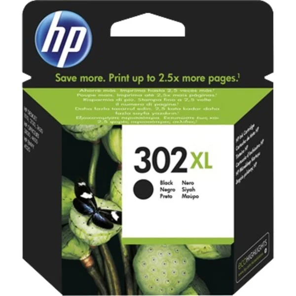 HP Tinte schwarz Nr. 302XL (F6U68AE) (schwarz)