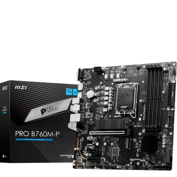MSI PRO B760M-P, Mainboard (schwarz)
