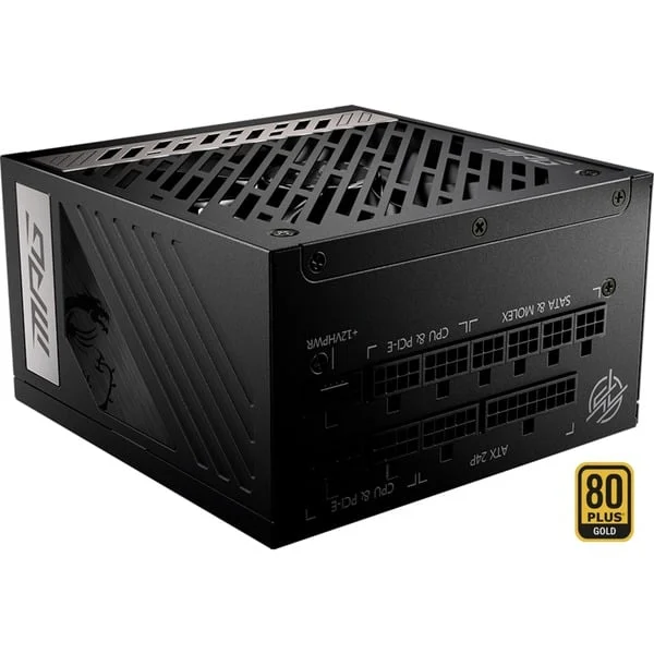 MSI MPG A1000G PCIE5 1000W, PC-Netzteil (schwarz, 7x PCIe, Kabel-Management, 1000 Watt)