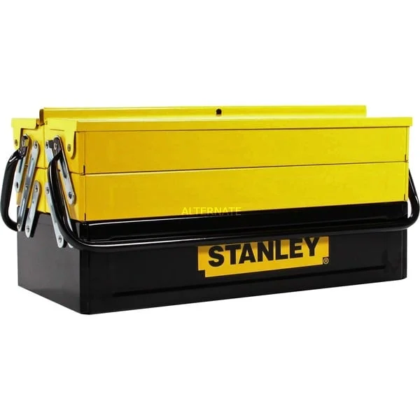 Stanley Werkzeugbox Metall, Werkzeugkiste (schwarz/gelb)