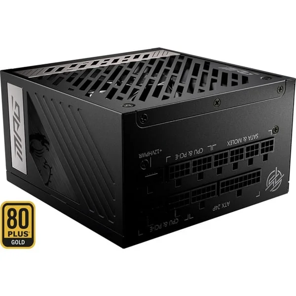 MSI MPG A850G PCIE5 850W, PC-Netzteil (schwarz, 7x PCIe, Kabel-Management, 850 Watt)