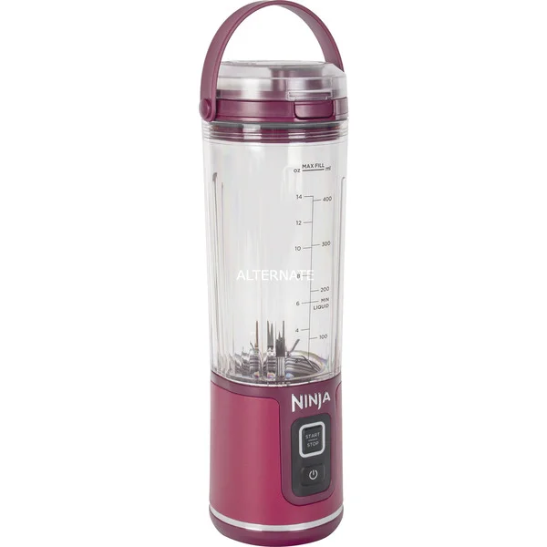 Ninja Blast kabelloser Standmixer BC151EUCR (beere/schwarz, USB-C aufladbar, 530ml Becher)