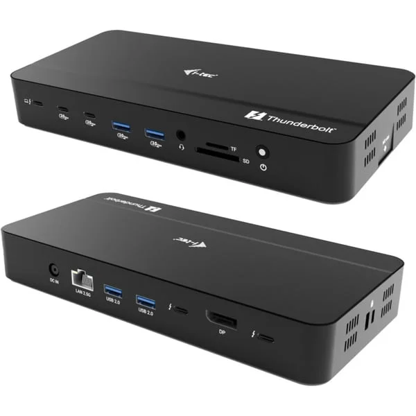 i-tec Thunderbolt 5 Triple Display Docking Station, Dockingstation (schwarz, 4x USB, Power Delivery 140W)