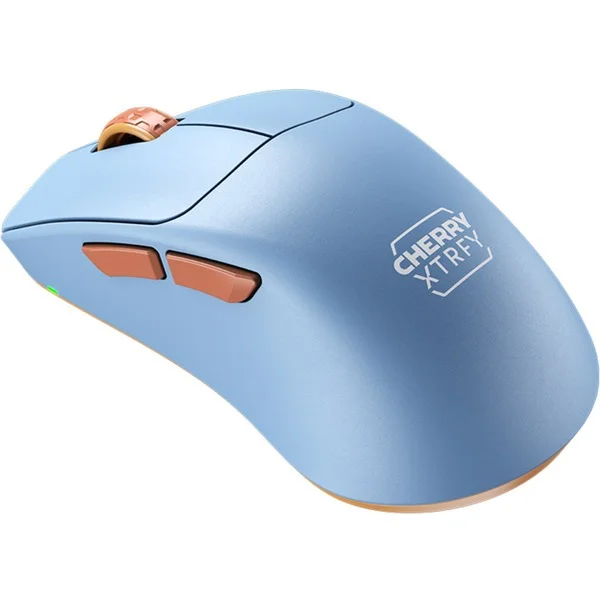 CHERRY XTRFY M64 Wireless, Gaming-Maus (hellblau/kupfer)