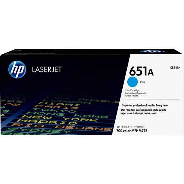 HP Toner cyan 651A (CE341A) (gelb)
