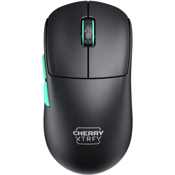 CHERRY XTRFY M68 Wireless, Gaming-Maus (schwarz/türkis)
