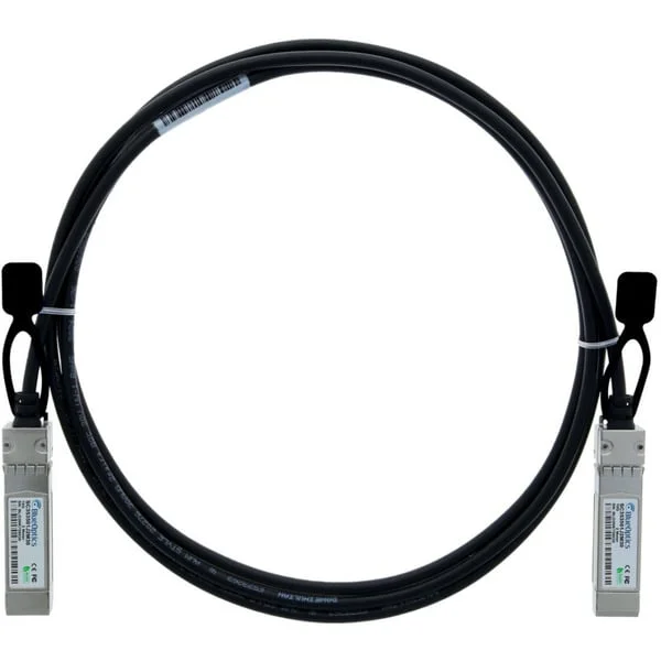 BlueOptics BlueLAN Direct Attach Kabel kompatibel zu HPE Aruba J9281D SC353501J1M30 (schwarz, 1 Meter)