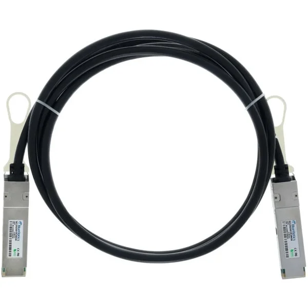 BlueOptics BlueLAN Direct Attach Kabel kompatibel zu Juniper EX-QSFP-40GE-DAC-1M QSFP (schwarz, 1 Meter)