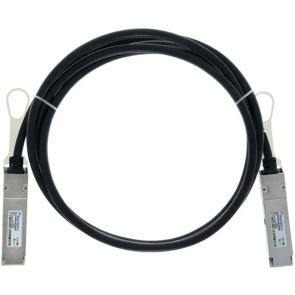 BlueOptics BlueLAN Direct Attach Kabel kompatibel zu Dell Networking 332-1363 QSFP (schwarz, 3 Meter)