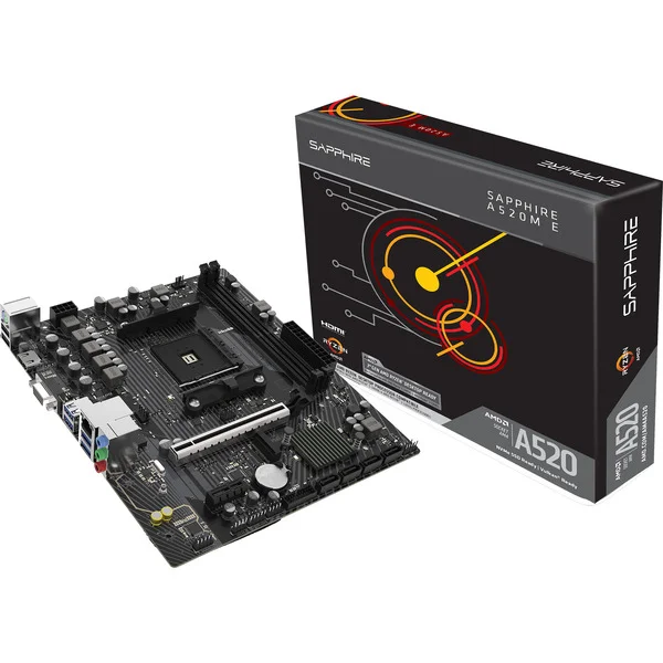 SAPPHIRE A520M-E, Mainboard