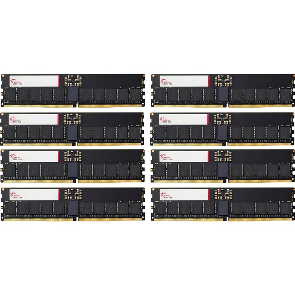 G.Skill RIMM 512 GB DDR5-6400 (8x 64 GB) Octa-Kit ECC, Arbeitsspeicher (schwarz, F5-6400R3848F64GE8-T5N, T5 NEO, Registered, AMD EXPO)