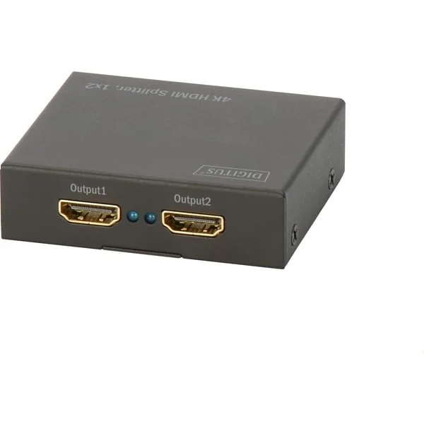 Digitus HDMI Splitter 4K UHD 1x HDMI > 2x HDMI (schwarz)