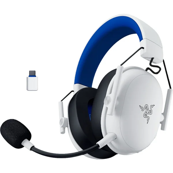 Razer BlackShark V3 X Hyperspeed for PlayStation, Gaming-Headset (weiß, 2,4 GHz-Dongle, Bluetooth, USB)