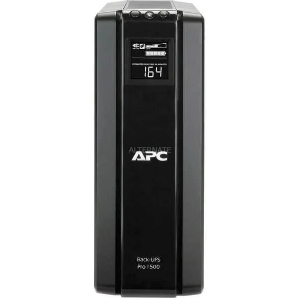 APC Back-UPS Pro 1500VA BR1500G-GR, USV (schwarz, Retail)