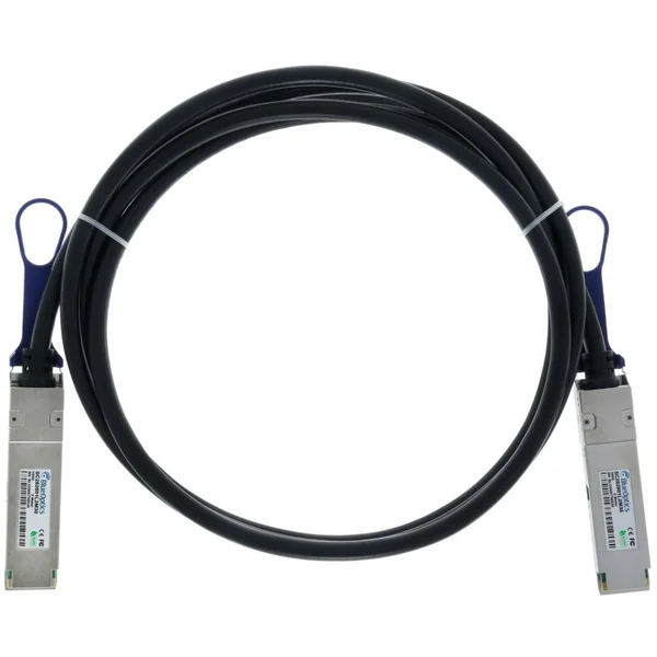 BlueOptics BlueLAN Direct Attach Kabel kompatibel zu Cisco QSFP-100G-CU1M (schwarz, 1 Meter)