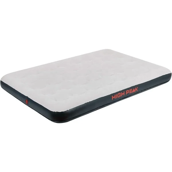 High Peak Air bed Double 40034, Camping-Luftbett (hellgrau/dunkelgrau)
