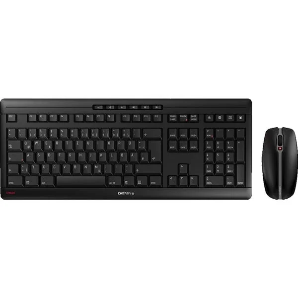 CHERRY STREAM DESKTOP, Desktop-Set (schwarz, UK-Layout, Cherry SX-Scherentechnologie)