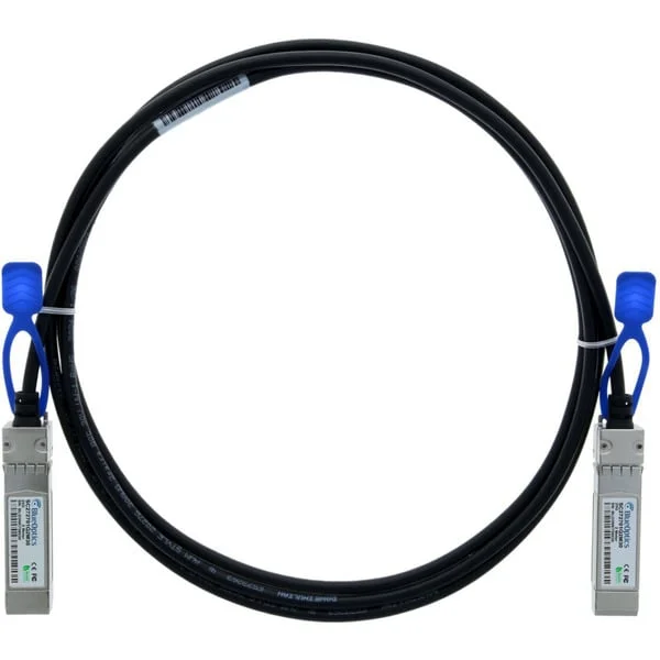 BlueOptics BlueLAN Direct Attach Kabel kompatibel zu Arista CAB-S-S-25G-2M (schwarz, 2 Meter)