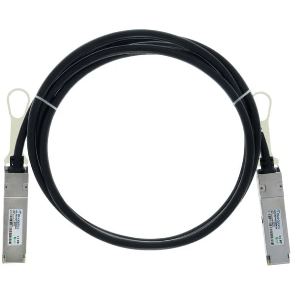 BlueOptics BlueLAN Direct Attach Kabel kompatibel zu NVIDIA MC2206130-002 QSFP (schwarz, 2 Meter)