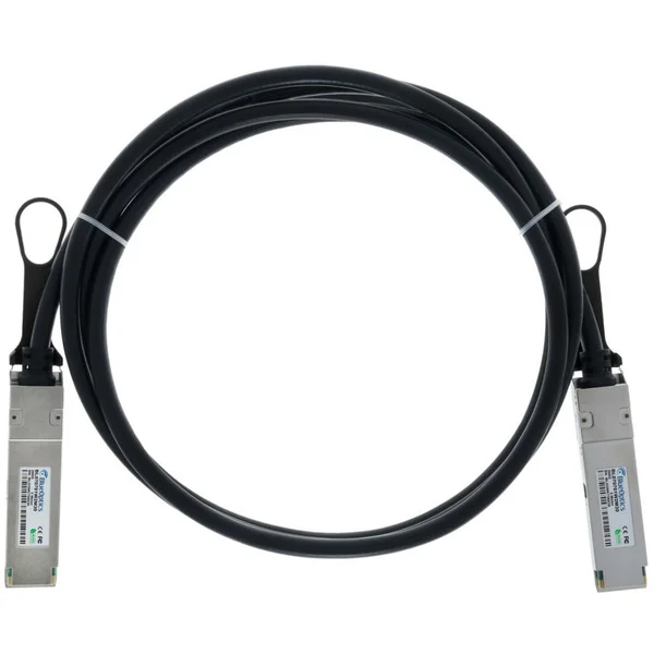 BlueOptics BlueLAN Direct Attach Kabel kompatibel zu NVIDIA 980-9I54H-00V00A QSFP56 (schwarz, 0,5 Meter)