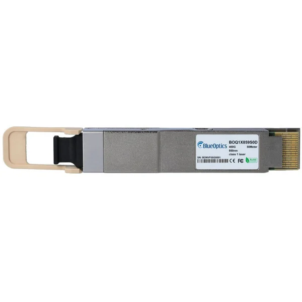 BlueOptics Kompatibler HPE P65334-B21 QSFP112 Transceiver, MPO-MTP-12/APC, 400GBASE-SR4