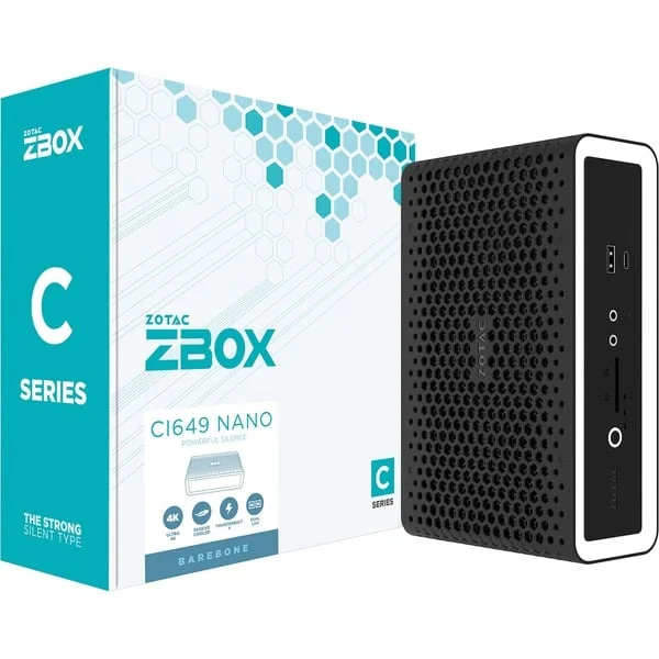ZOTAC ZBOX CI649 nano, Barebone (schwarz/weiß, ohne Betriebssystem)