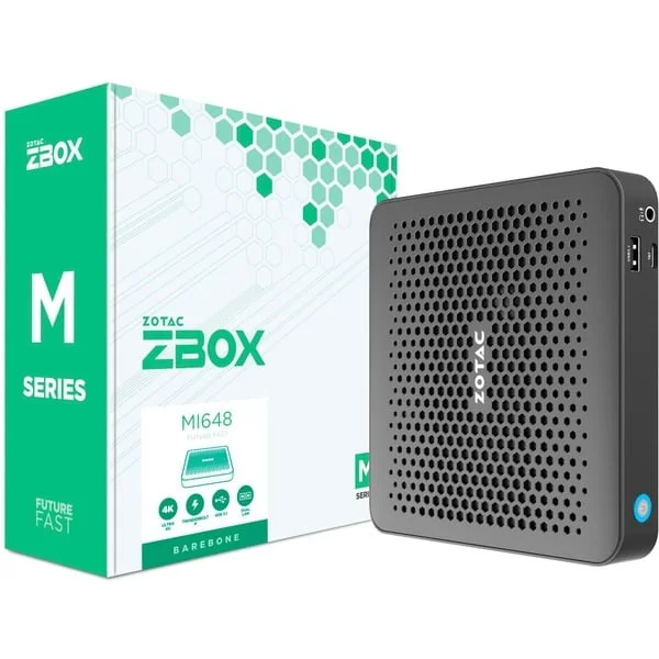 ZOTAC ZBOX edge MI648, Barebone (schwarz/weiß, ohne Betriebssystem)