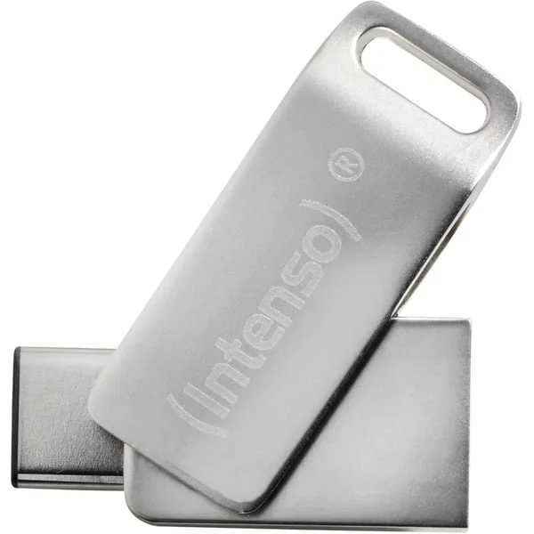 Intenso cMOBILE LINE 128 GB, USB-Stick (silber, USB-A 3.2 Gen 1, USB-C 3.2 Gen 1)