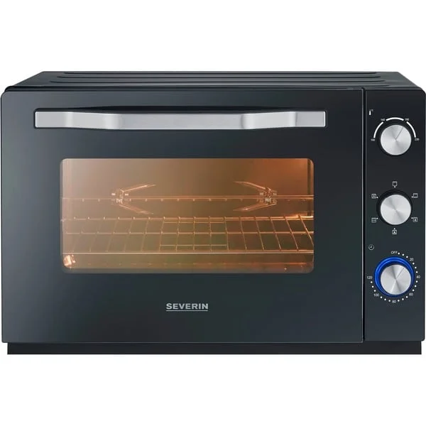Severin Back- & Toastofen XXL TO 2073, Mini-Backofen (schwarz)