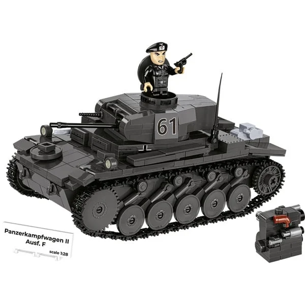 COBI Panzerkampfwagen II Ausf. F, Konstruktionsspielzeug (Maßstab 1:28)