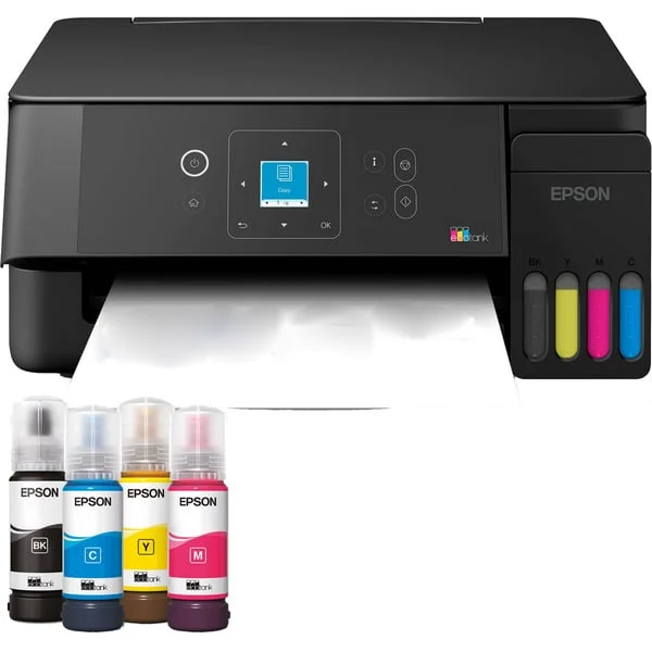 Epson EcoTank ET-2922, Multifunktionsdrucker (schwarz, USB, WLAN, Scan, Kopie)