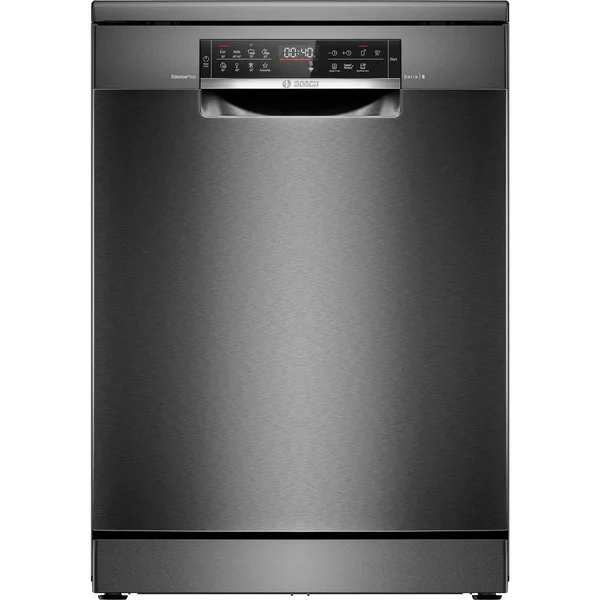 Bosch SMS6ECC12E Serie 6, Spülmaschine (edelstahl (dunkel), 60 cm, Home Connect)