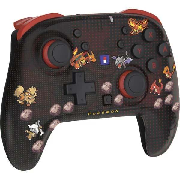 HORI Wireless HORIPAD Turbo (Pixel Rot), Gamepad (schwarz/rot, Nintendo Switch 2)