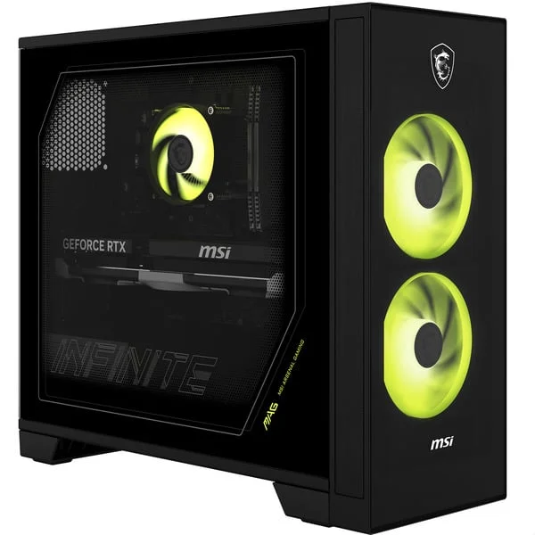 MSI MAG Infinite S AI 2NVP7-001AT, Gaming-PC (schwarz/transparent, Windows 11 Home)