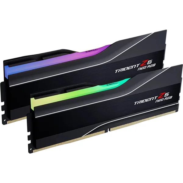 G.Skill DIMM 32 GB DDR5-8000 (2x 16 GB) Dual-Kit, Arbeitsspeicher (schwarz, F5-8000J3848H16GX2-TZ5NR, Trident Z5 Neo RGB, AMD EXPO)